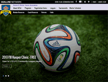 Tablet Screenshot of airdriesoccer.com
